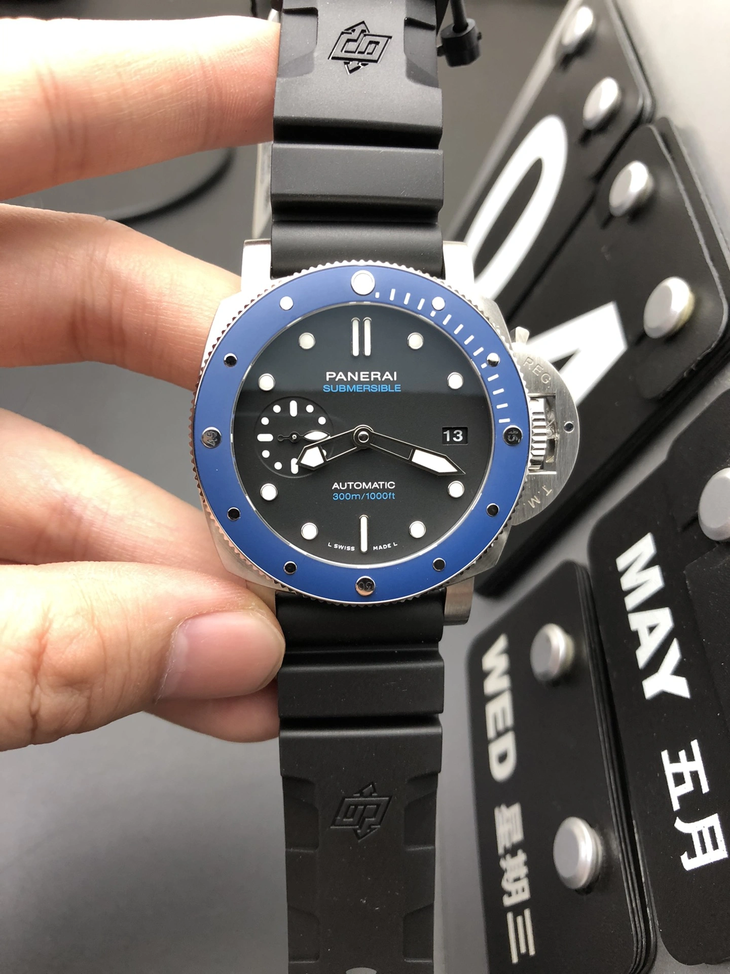Sustainable CBD Factory Panerai Submersible “Azzurro” 42mm PAM01209 1:1 Super Clone – DDP.900 Movement 396
